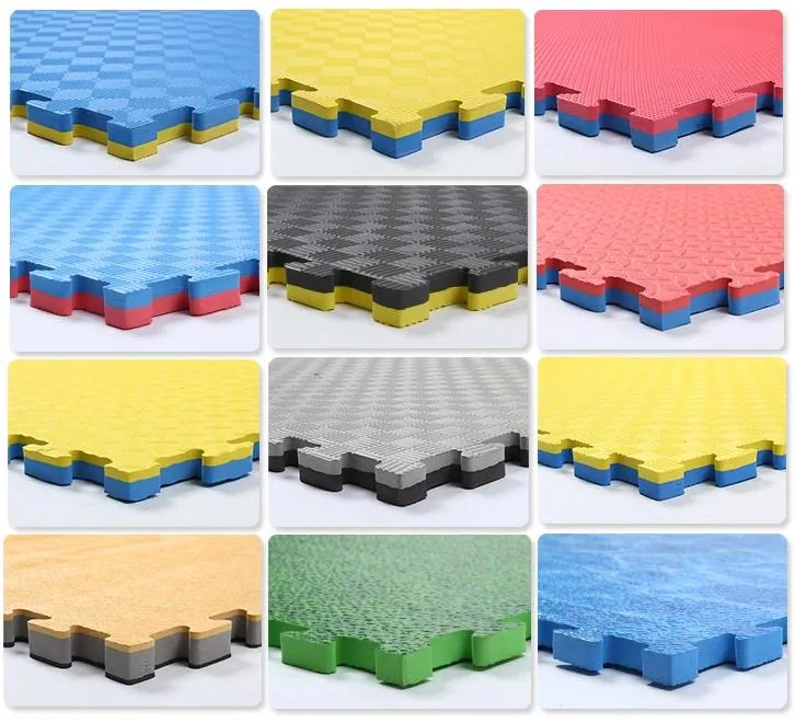 4cm and 5cm EVA Foam Sports Mat Black Gym Mat Foam Floor Mat Tatami Puzzle Mat EVA Interloacking Jigsaw Puzzle Mat with Different Color and Different Sizes